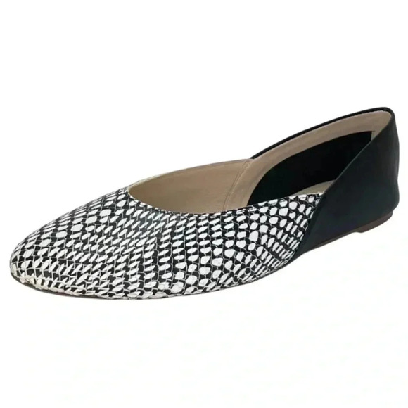 Botkier Britt Womens Flats 5M Leather Snake Print Slip On - Picture 3 of 15